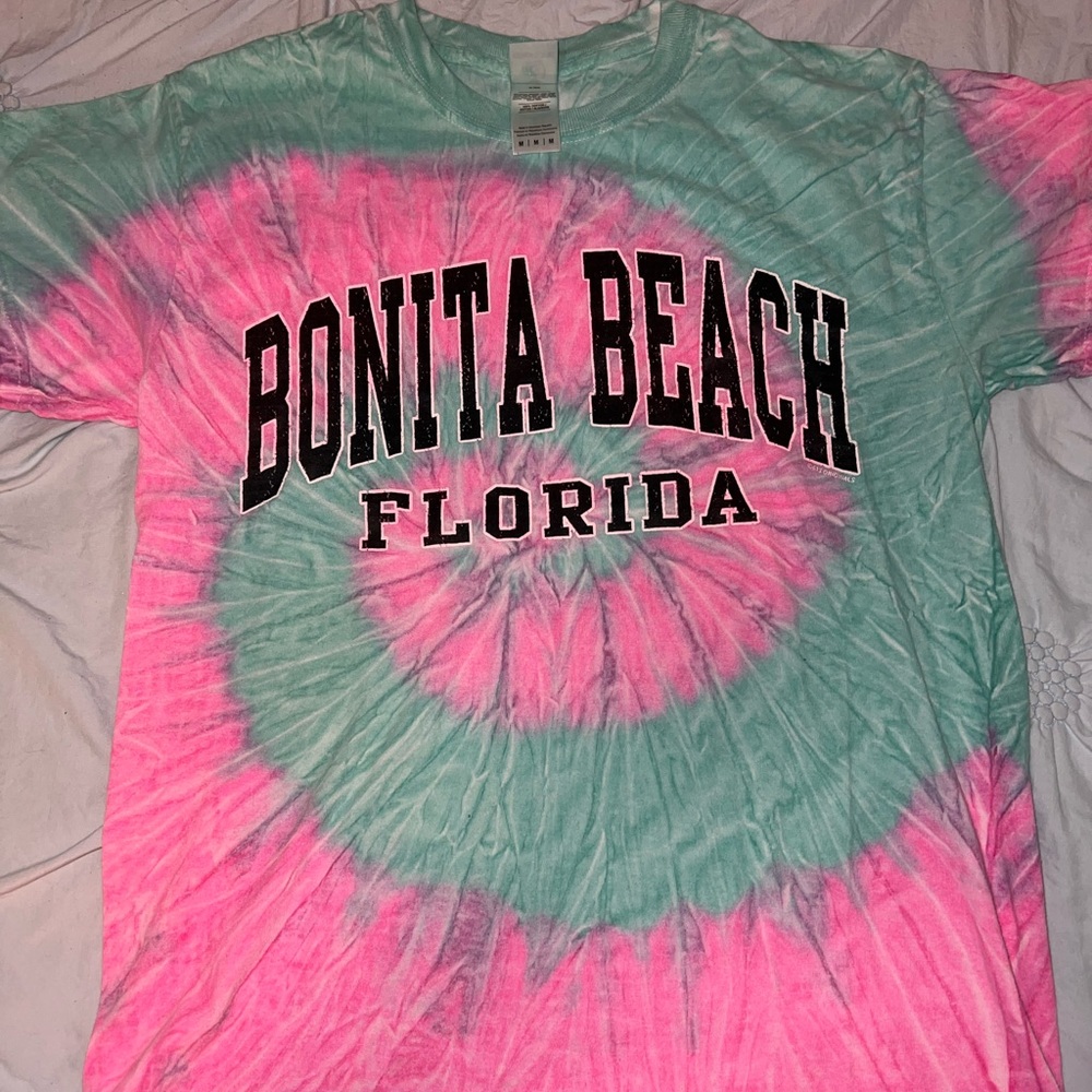 Bonita Beach Florida Tie Dye Short sleeve T-shirt